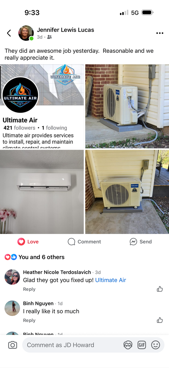 Routine Maintenance and Tune-ups for Ultimate Air in Salyersville, KY