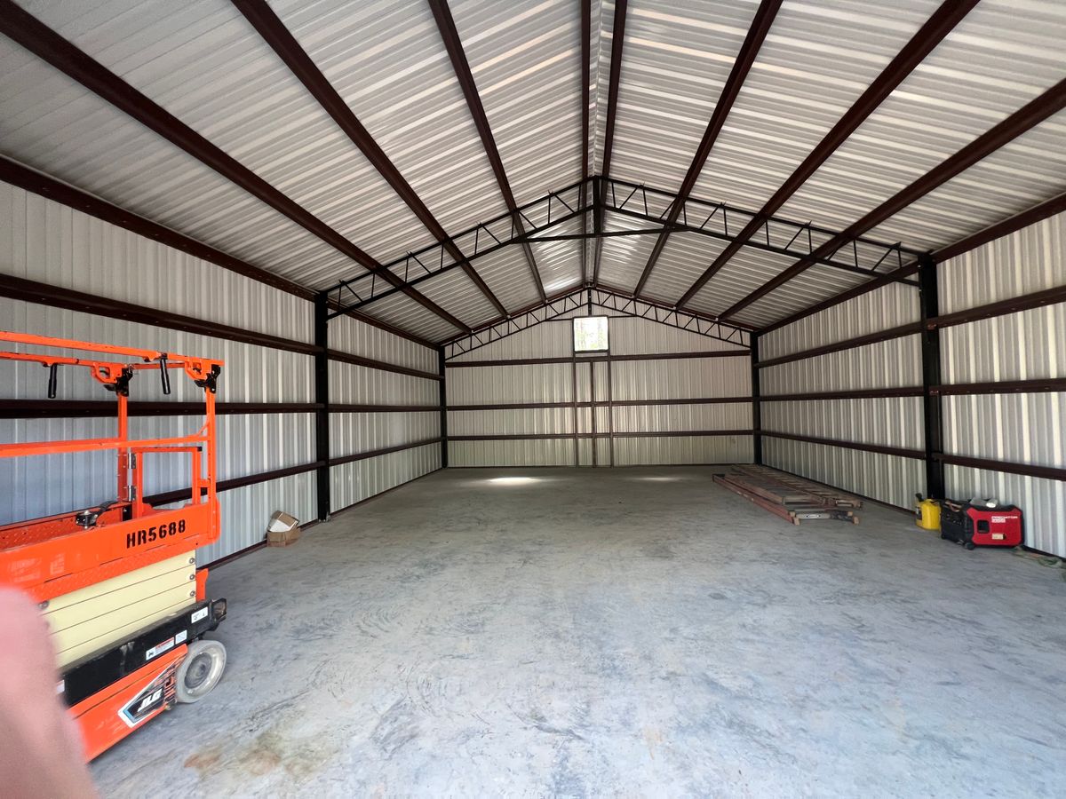 Metal Buildings for Broadway & McMullen Construction in Hattiesburg, MS