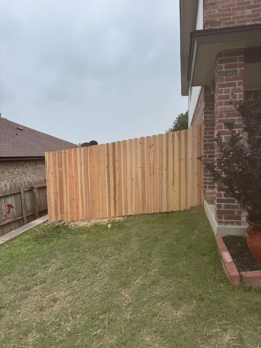 Fence Installation for FBR Welder & Construction in Gatesville, TX