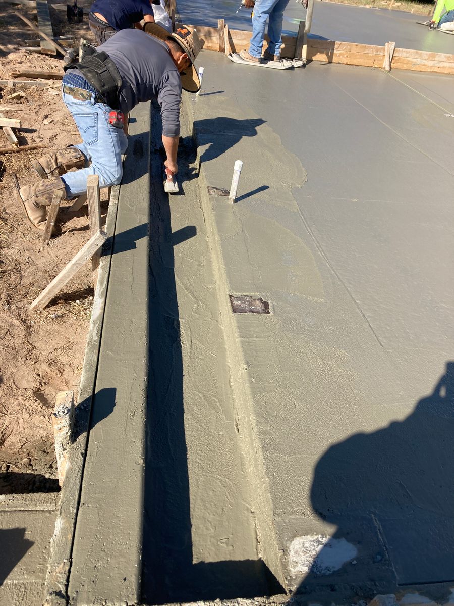 Concrete for 292 Construction, LLC in Gonzales County, TX