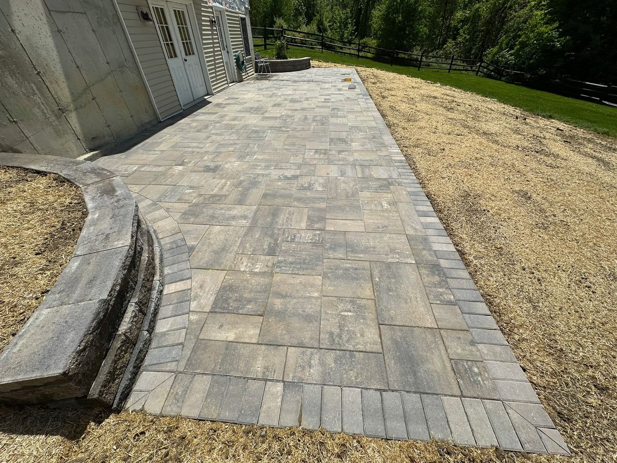 Patio building for NK Landscaping LLC in Dutchess County, NY