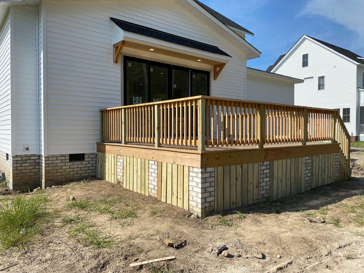 Wood Decks for Lester Contracting LLC in Richmond, VA