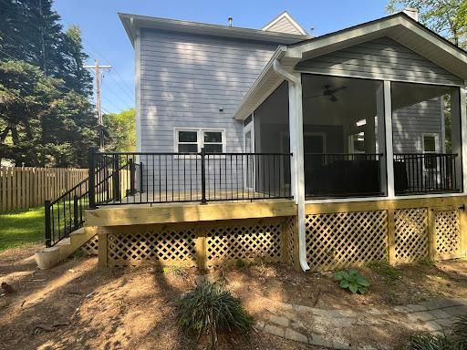 Porch Builds for Hughes Builders LLC in Greensboro, NC
