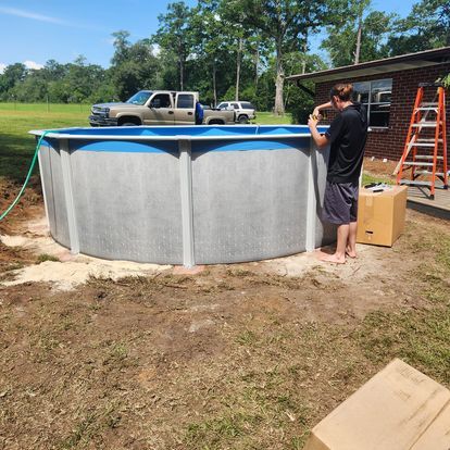 Above Ground Pool Installation for Down & Dirty Lawn Svc  in Tallahassee, FL