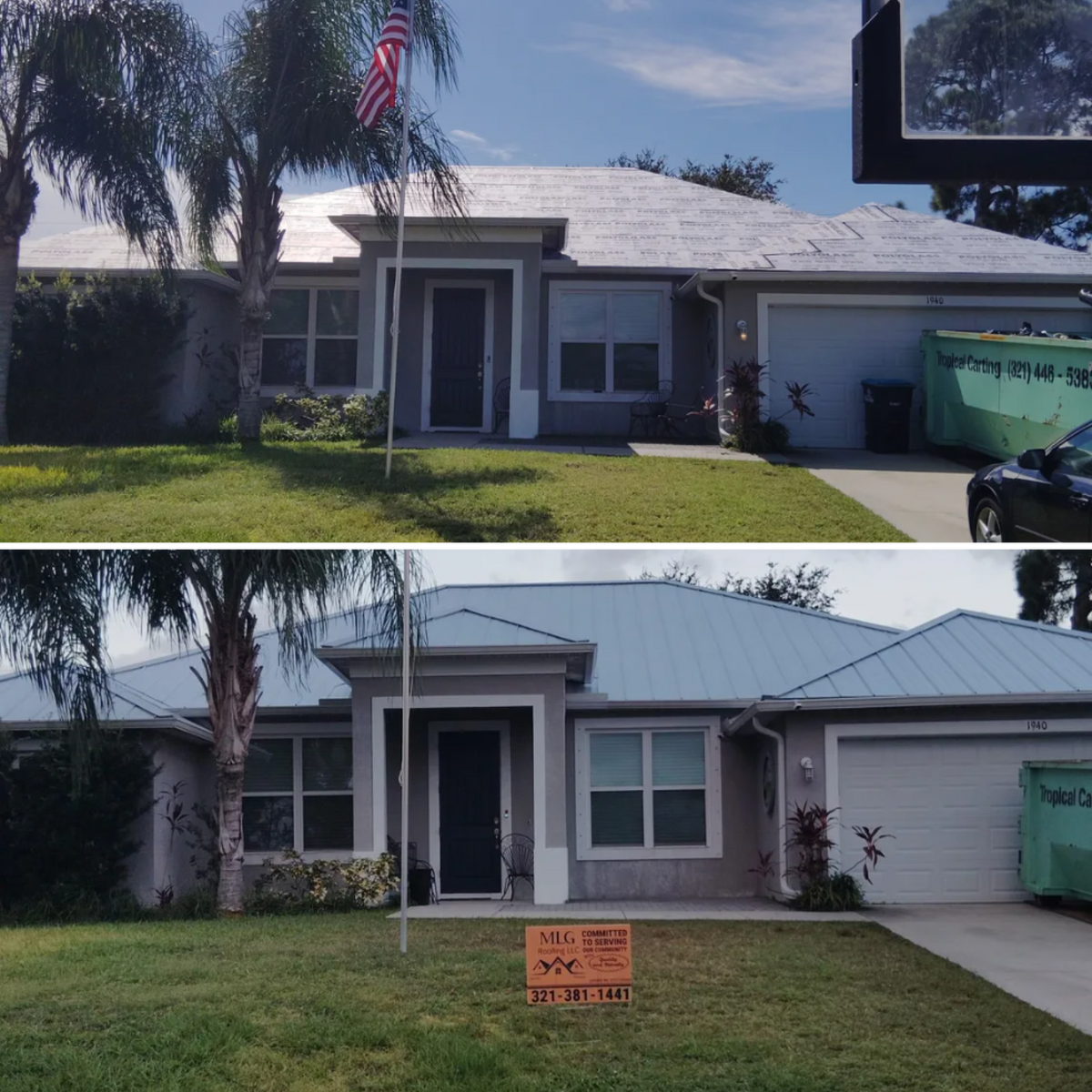 Roofing Installation for MLG Roofing LLC in Melbourne, FL