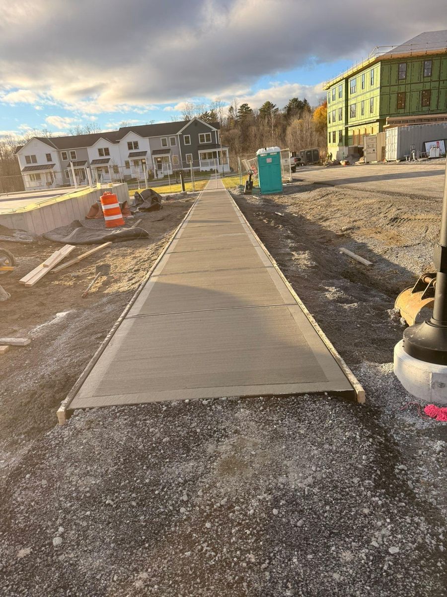 Concrete for LeClaire Flatworx in Bomoseen, VT