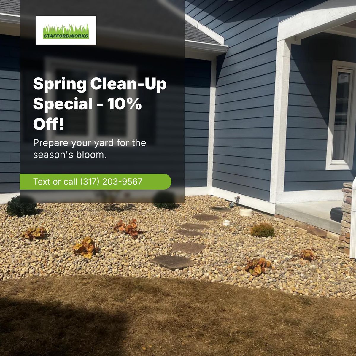 Spring Clean Up for Stafford.Works in Hendricks County, IN 