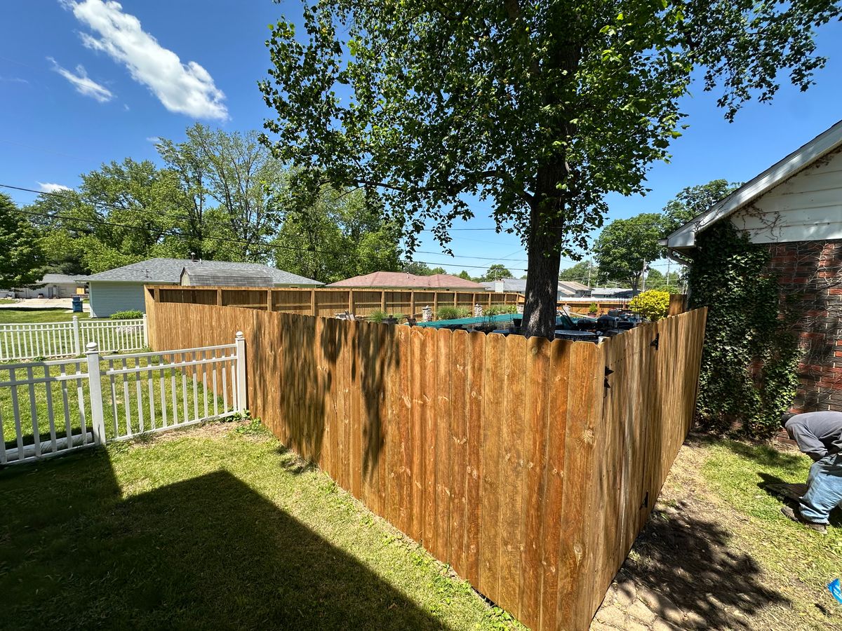 Fence Installation for Martinez and Sons Fence in Centralia, IL