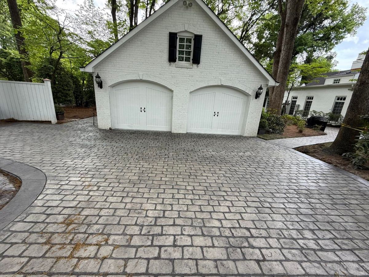 Sidewalk Installation for Rivera Concrete INC. in Greensboro, NC