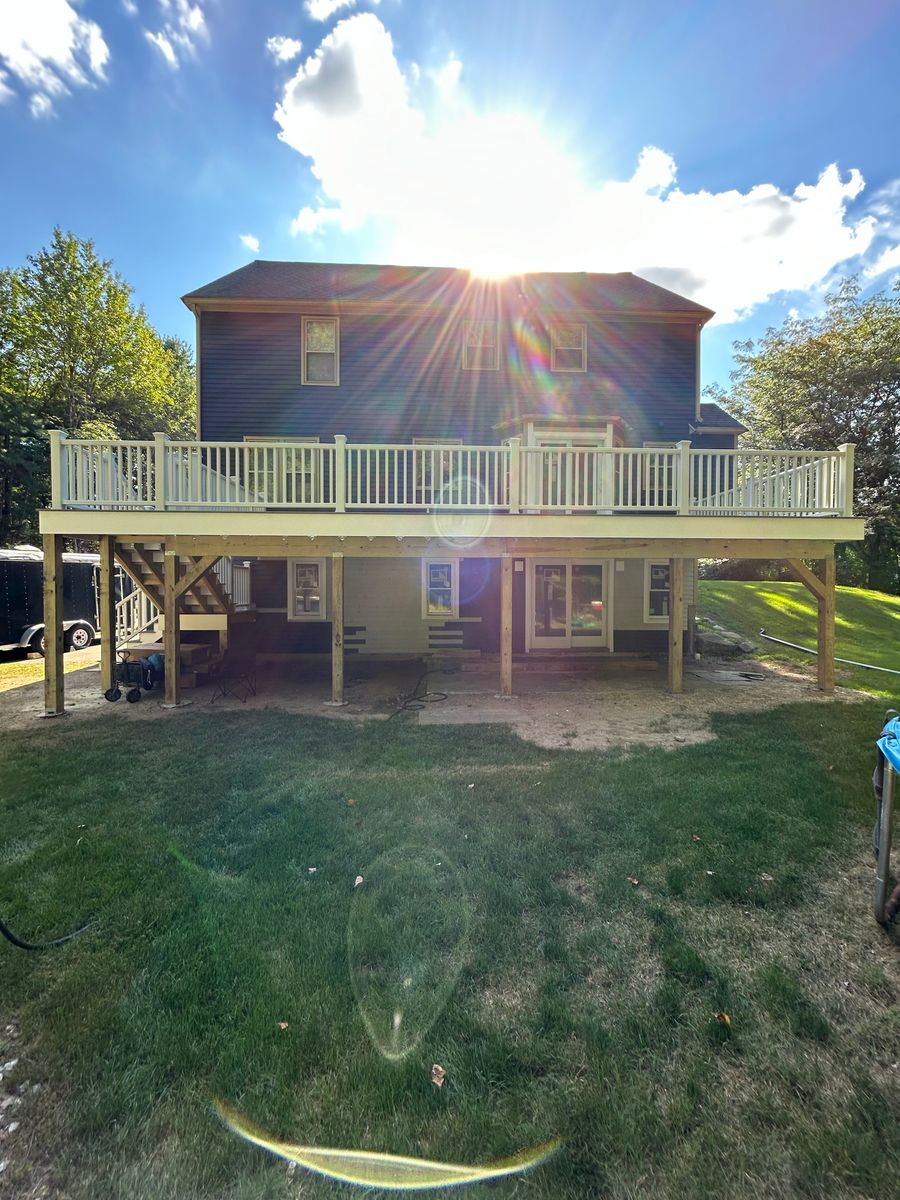Decks & Porches for SJ Burke Construction in East Bridgewater, MA