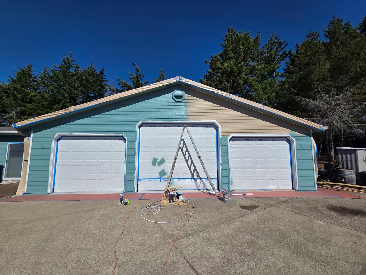 Exterior Painting for BTC Construction in Florence, OR
