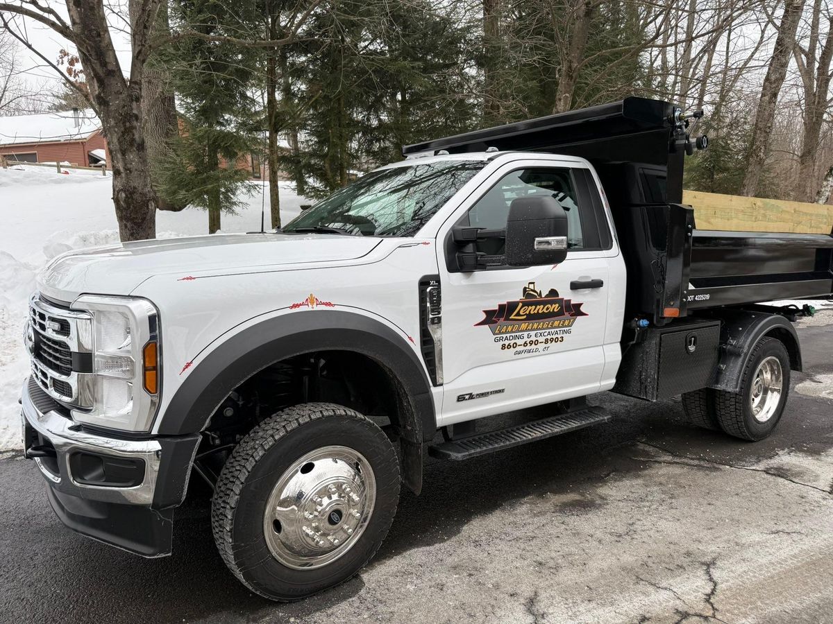 Excavation & Grading for Lennon Land Management in Suffield, CT