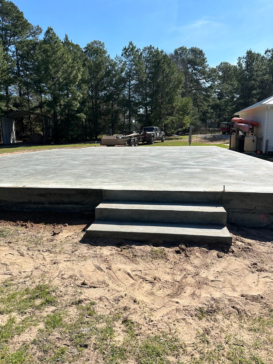 Flatwork for BigTex Concrete Construction in Houston, TX