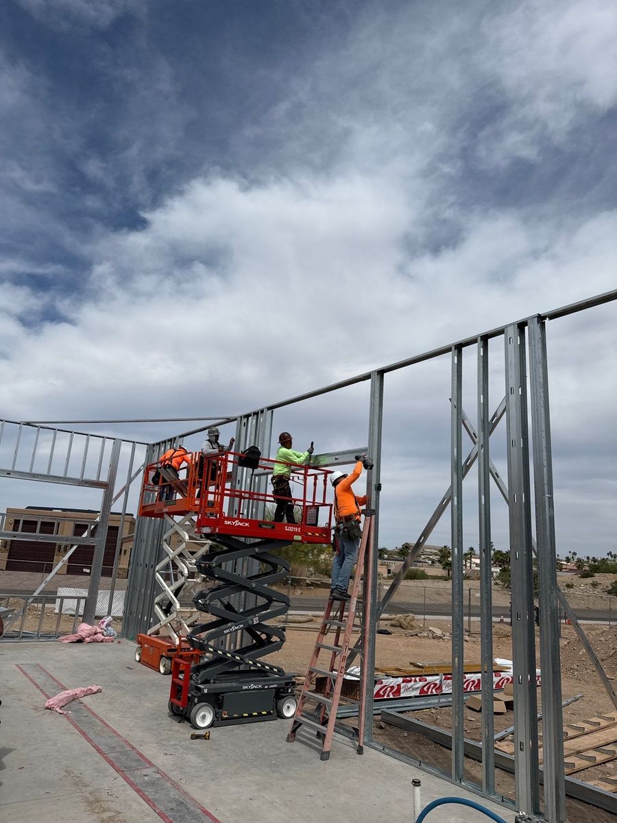 Framing for Ant Farm Construction in Kingman, AZ