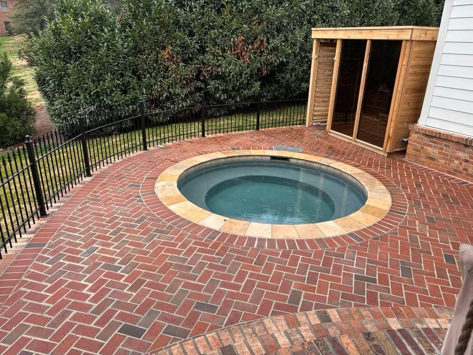 Natural Stone Hardscape for Campbell's Outdoor Living in Powell, TN