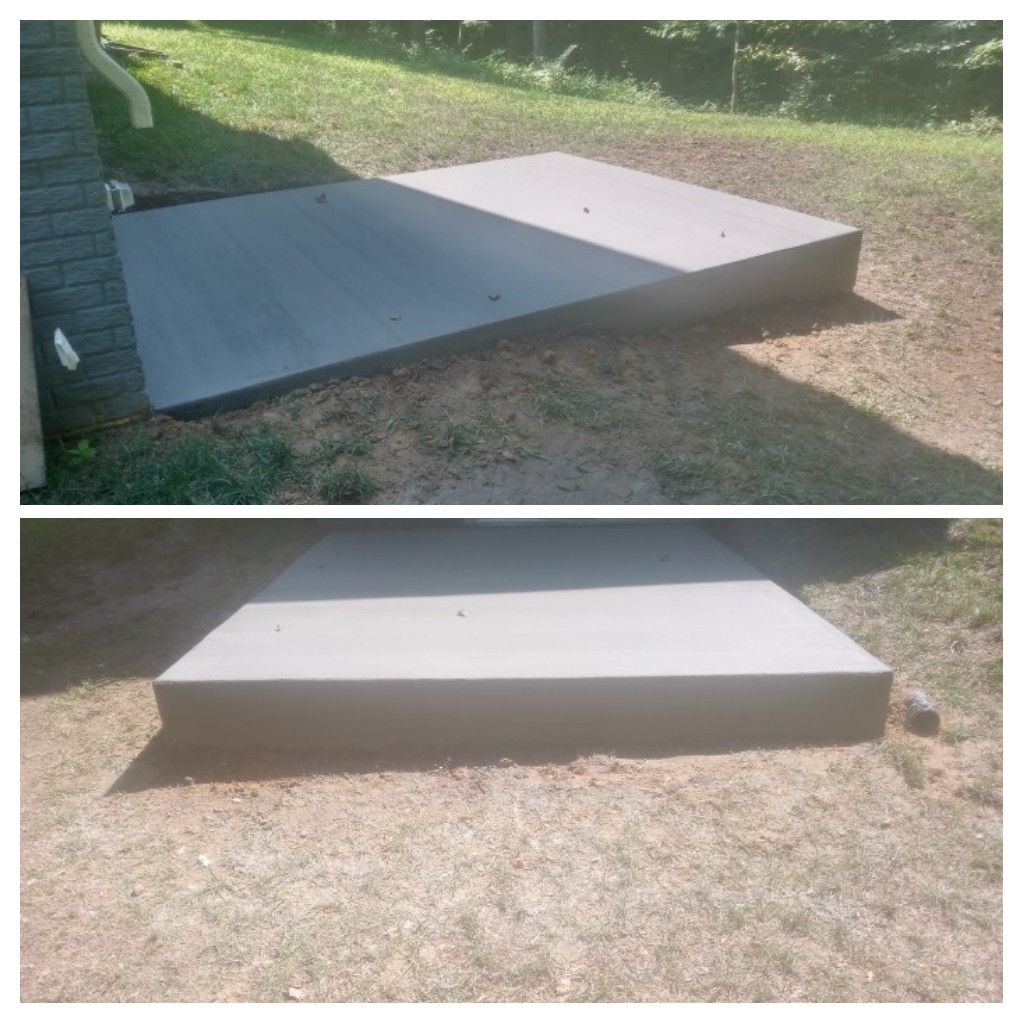 Concrete Slab Construction for OBH Concrete LLC in Lusby, MD