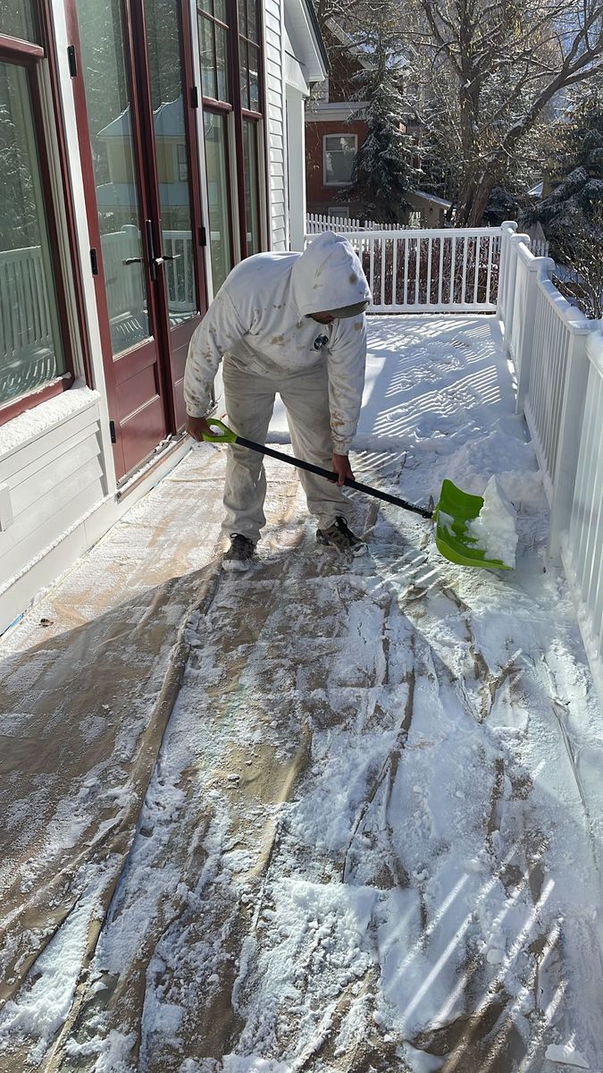 Snow Removal for Mountain Custom Painters LLC in , 