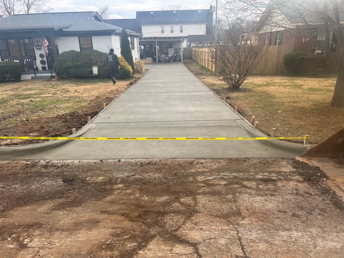 Sidewalk Installation for Tavarez Designs LLC in Huntsville, AL