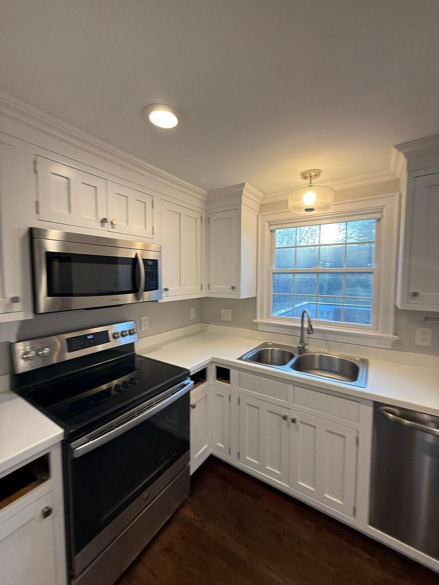 Cabinet Refinishing for Monarca Painting Company in Fairfield, CT