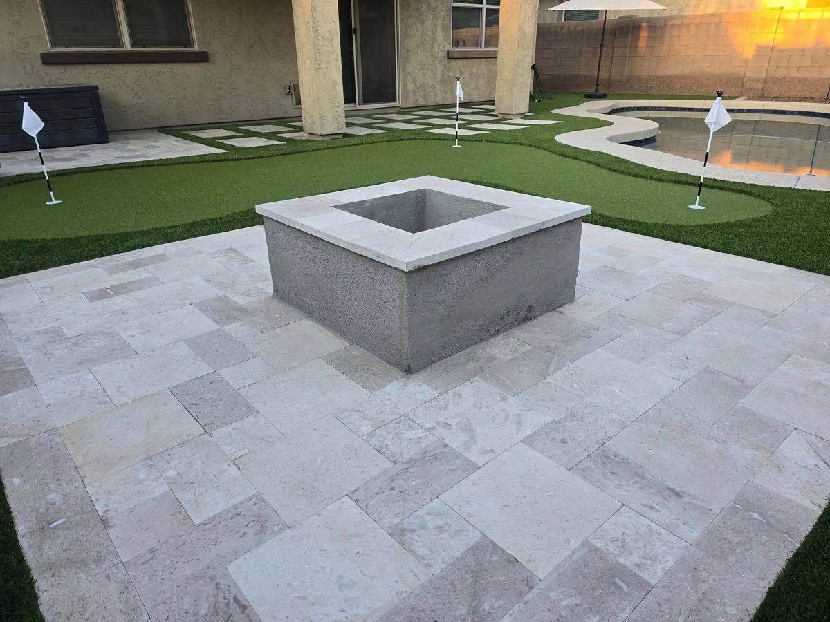 Custom Grills & Firepits for WHAT! Luxury Landscapes, LLC. in Chandler, AZ