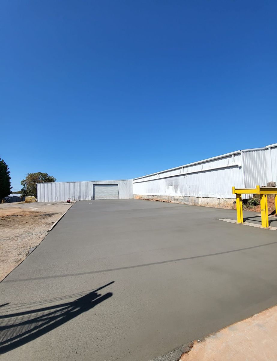 Commercial Concrete Work for Miilan Construction in Boonville, NC