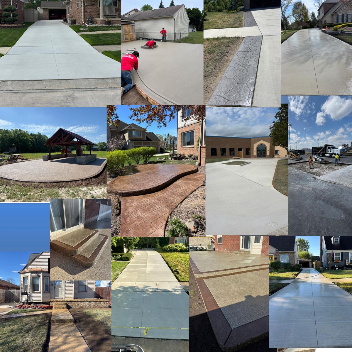 Sidewalk Installation for DeLeòn Cement in Detroit, MI