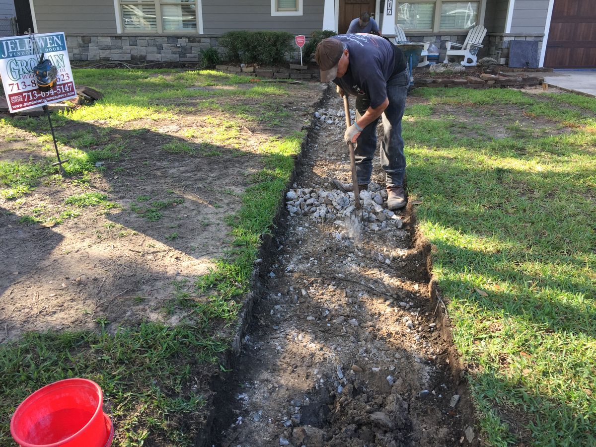 Drainage for Texas Curb N Borders in Houston, TX