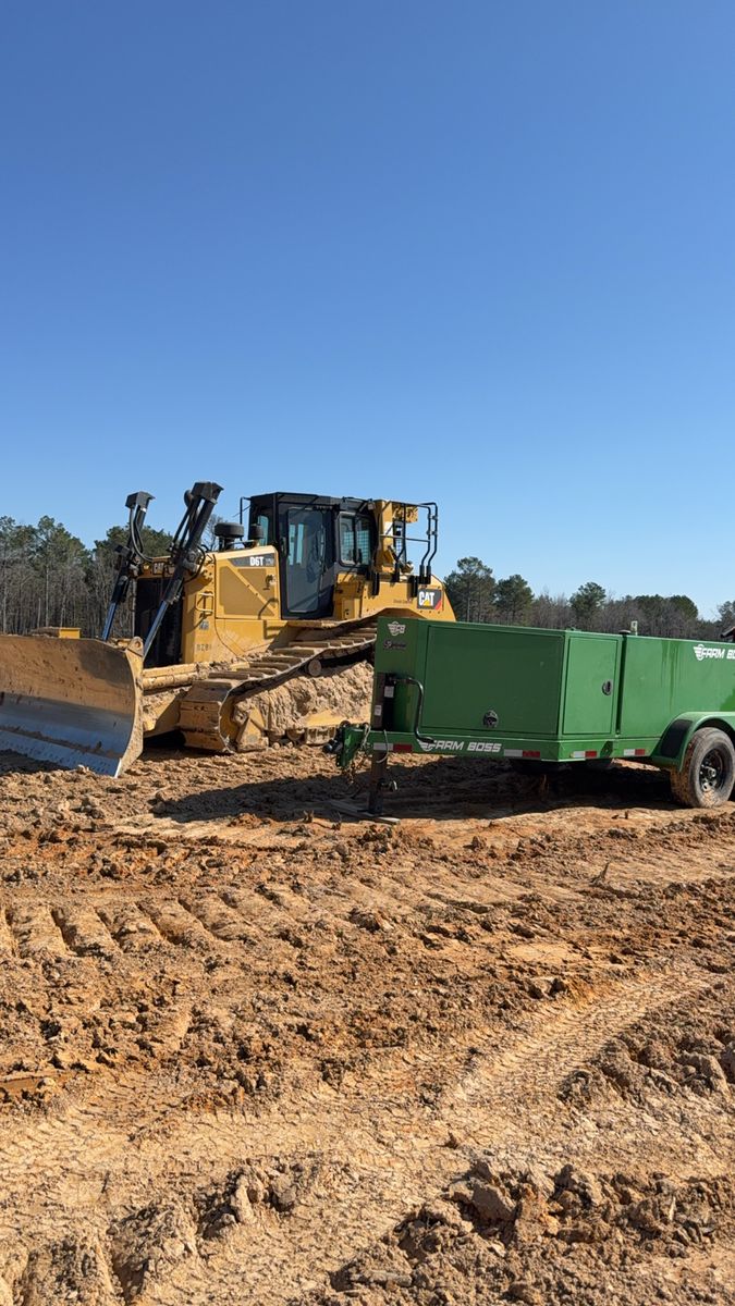 Site Preparation for Double J Excavation in Nashville, AR