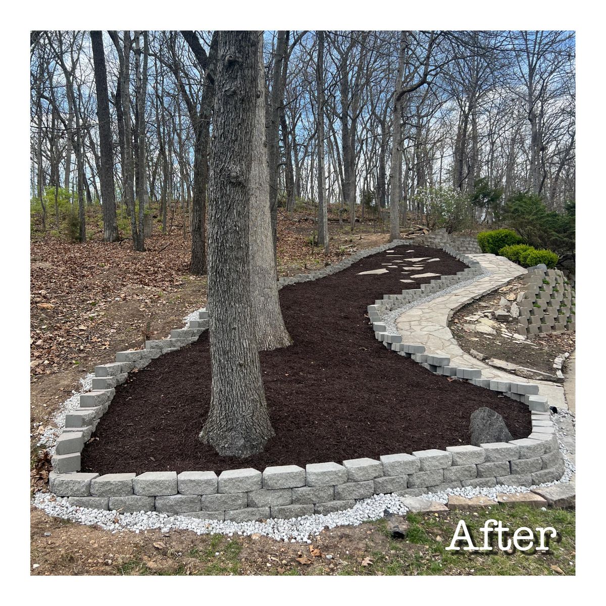 Retaining Walls for Green Sweep Lawn and Landscape in Eureka, MO