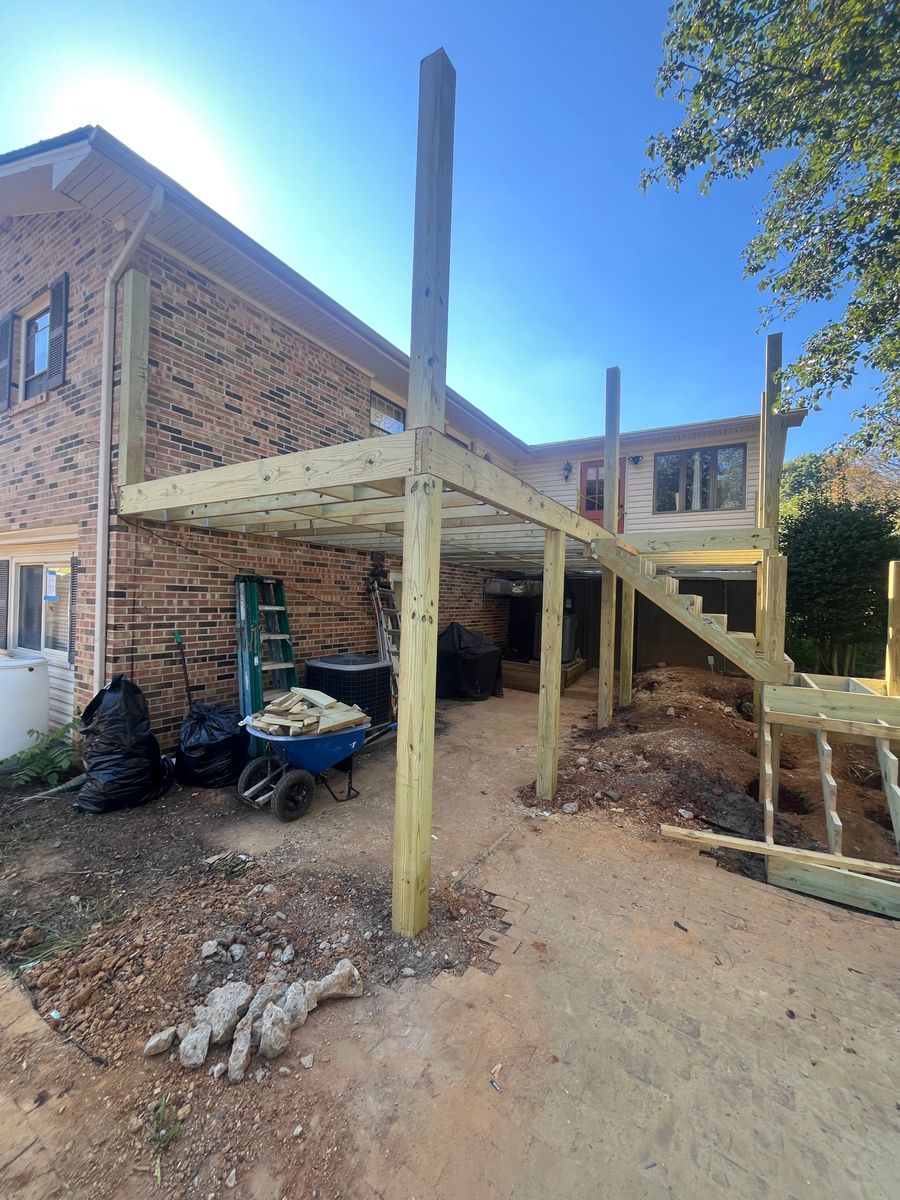 Deck, Porch, & Patio Installation for Wheeler Brothers Construction in Kingsport, TN