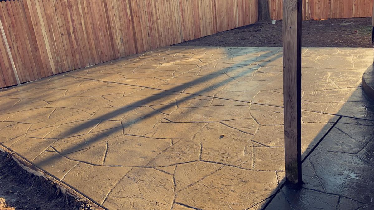 Decorative Concrete for Project X Construction LLC in Tulsa, OK