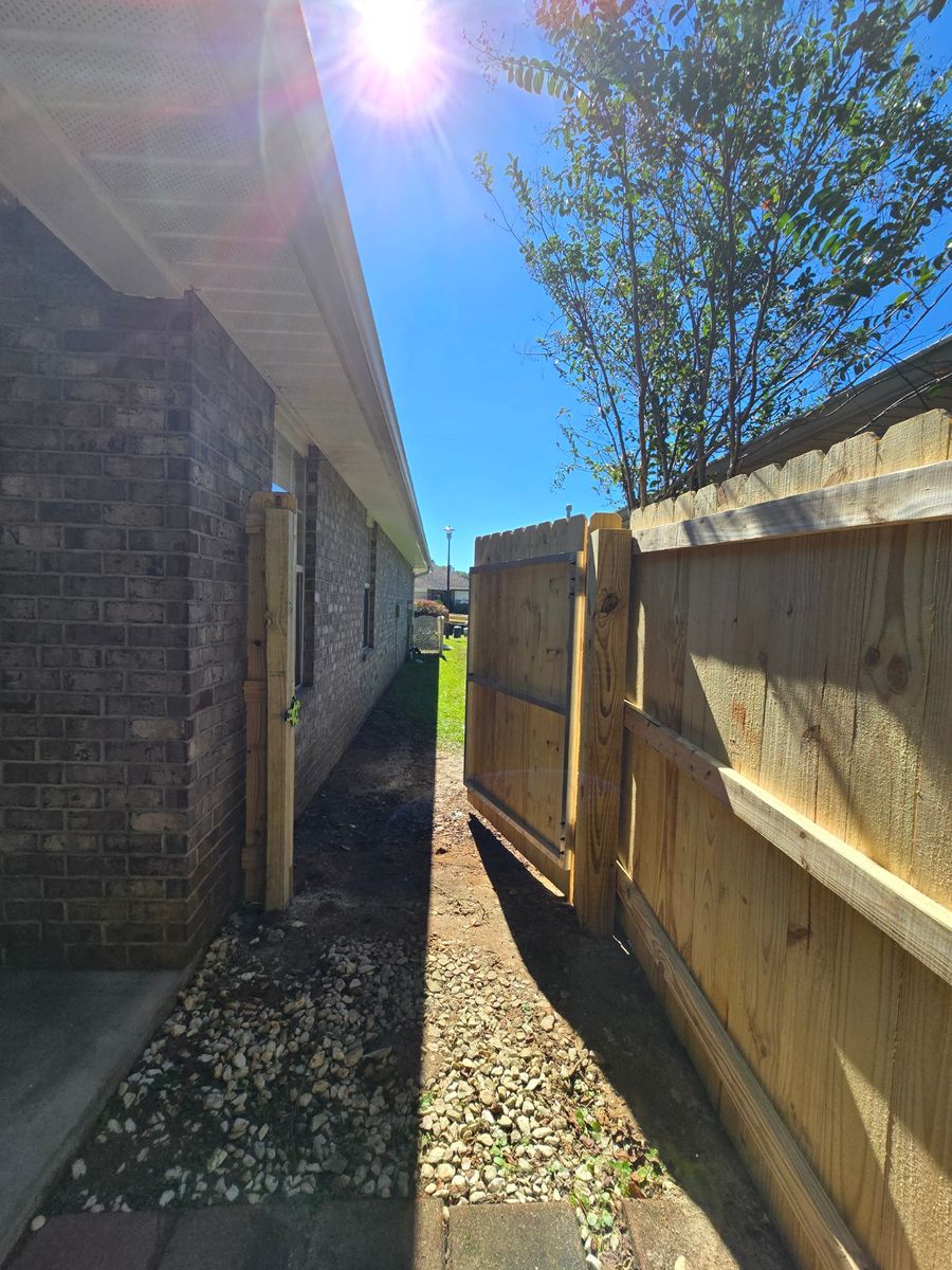Fence Repair for Phillips Fencing Solutions in Pensacola, FL