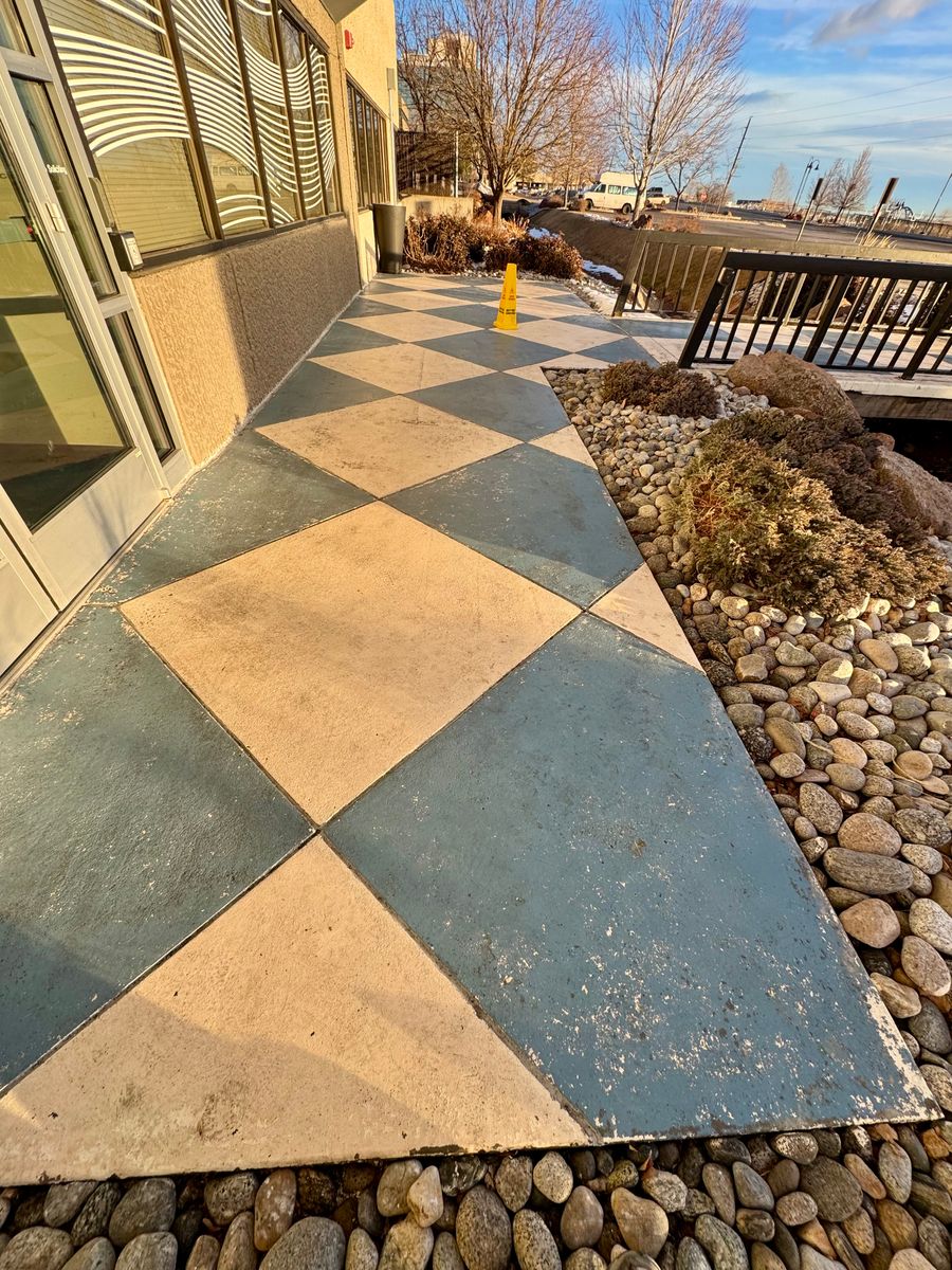 Decorative Concrete Flooring for Box State Surface Prep in Denver, CO