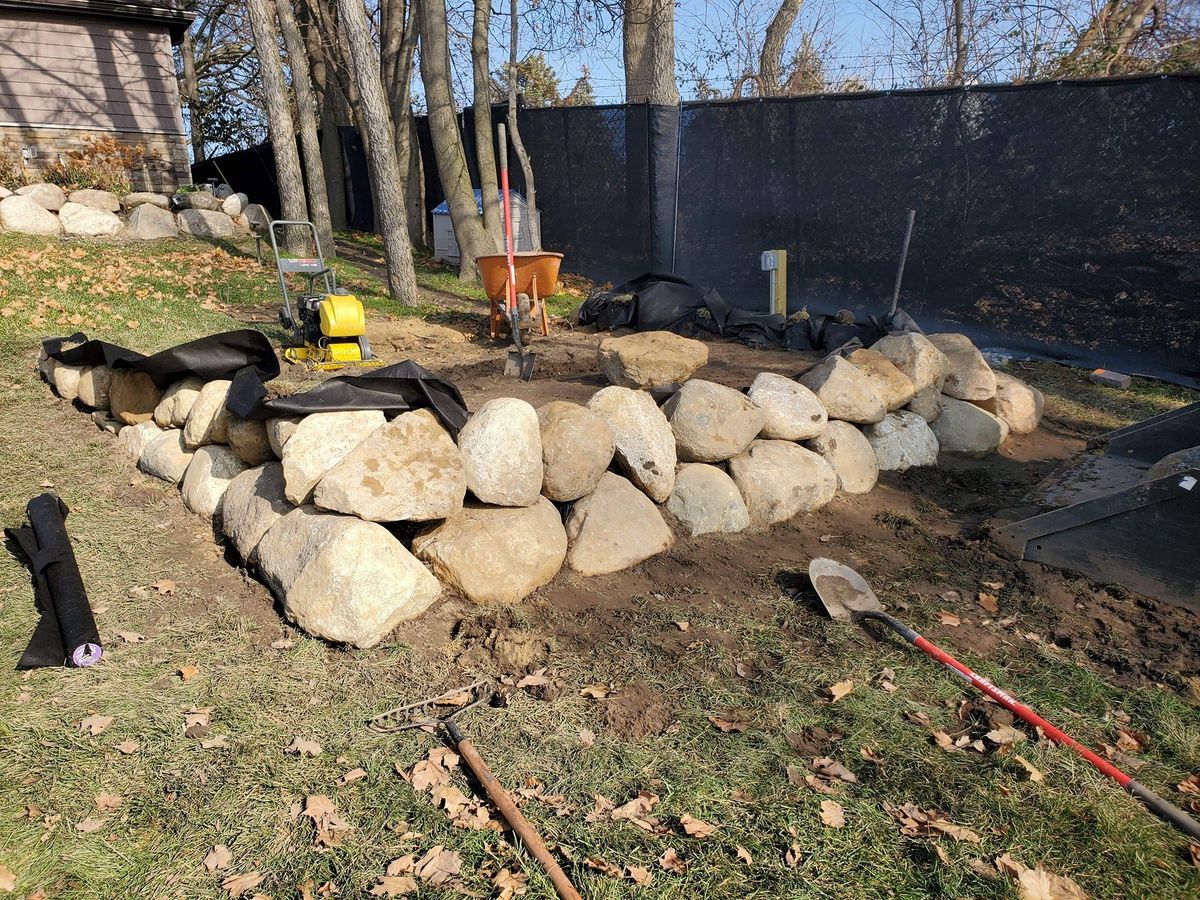 Mulch Installation for Down To Business LLC in Howell, Michigan
