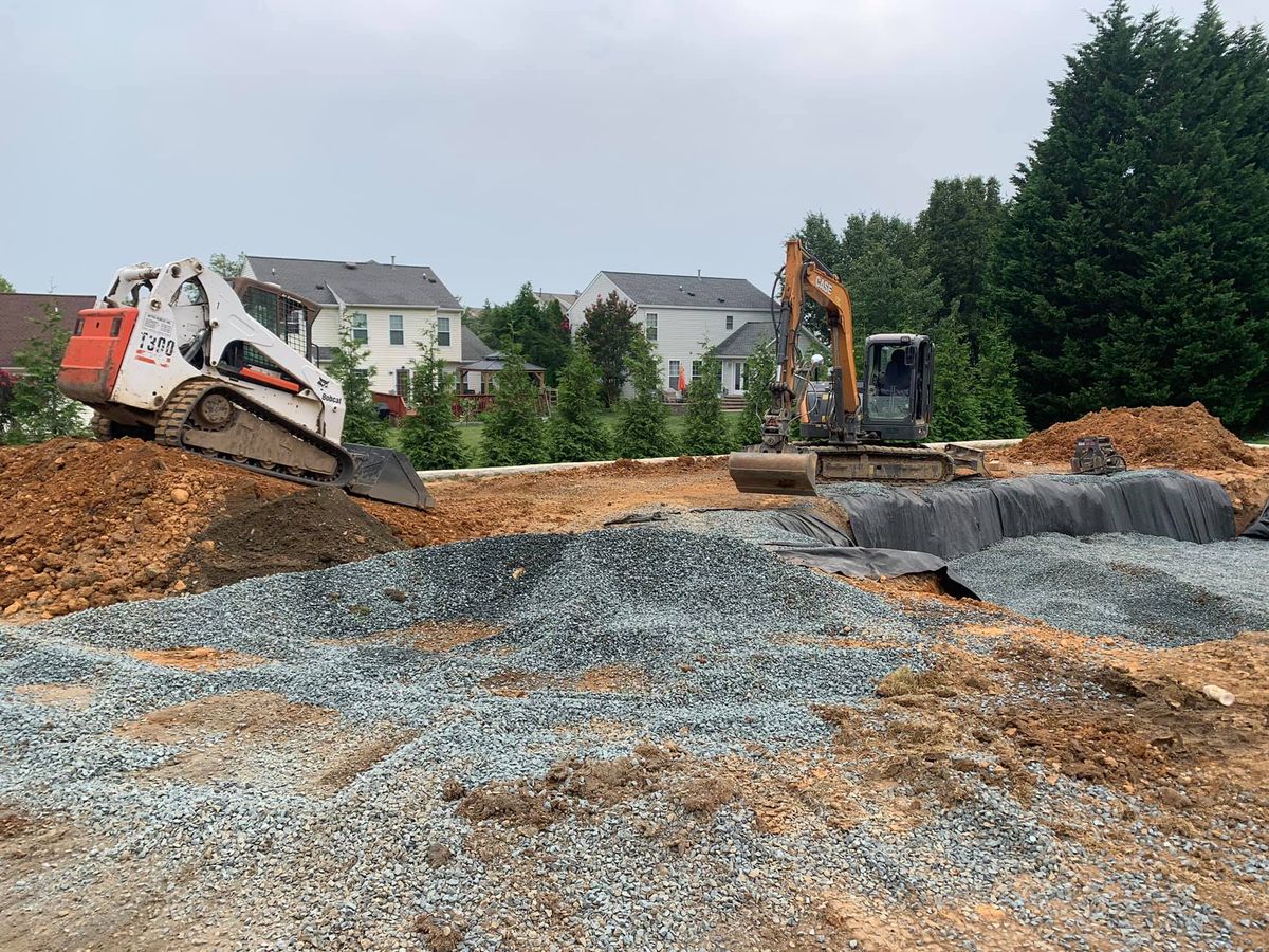 Site Grading for B.E. Contracting LLC in White Marsh, MD