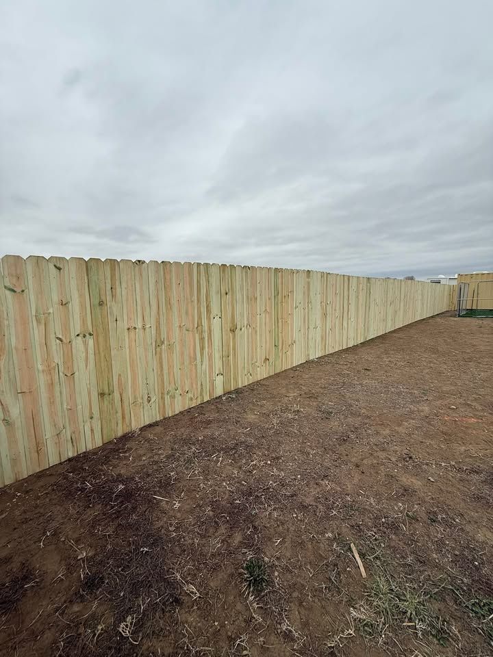 Residential Fence for DS Industries in Gillette, WY