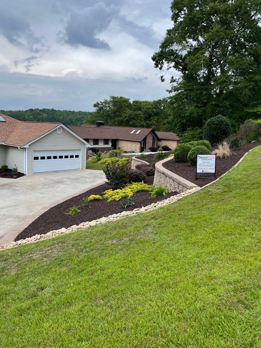 Landscape Enhancement for Peach State Landscaping in Hartwell, GA