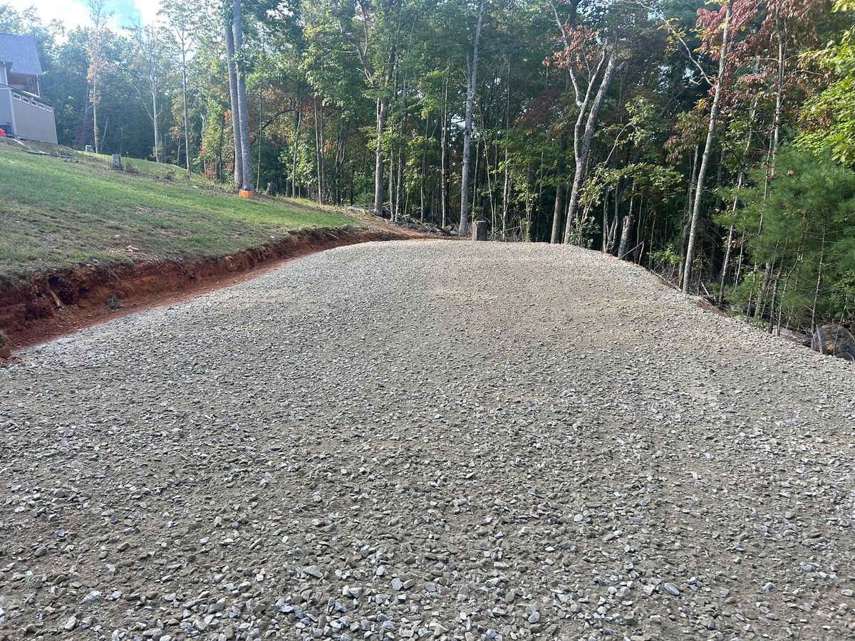 Erosion control and culvert installation for The Gravel Guy in Blairsville, GA