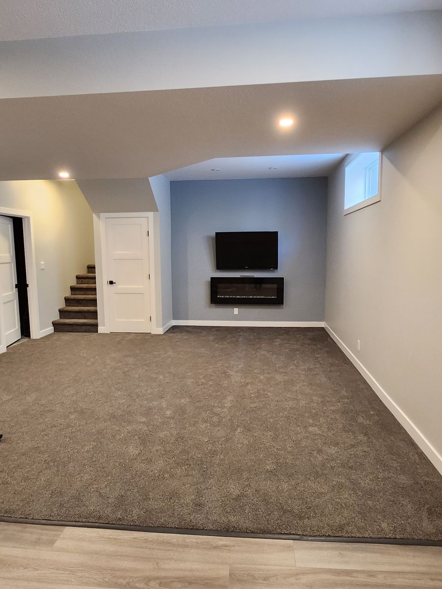 Basement Renovation for Skywalker Contracting Inc.  in Red Deer, Alberta