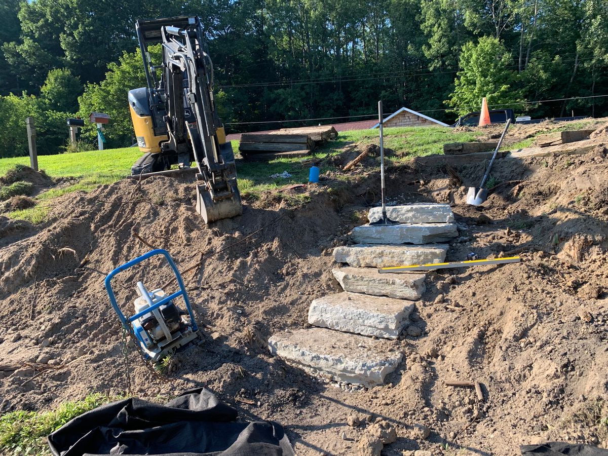 Foundation Digging for Palmer Property Services in Middleville, MI
