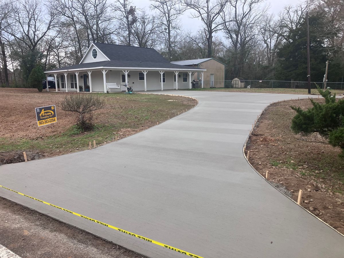 Concrete Patios, Driveways, Sidewalks for Affordable Remodeling ETX in Tyler, TX
