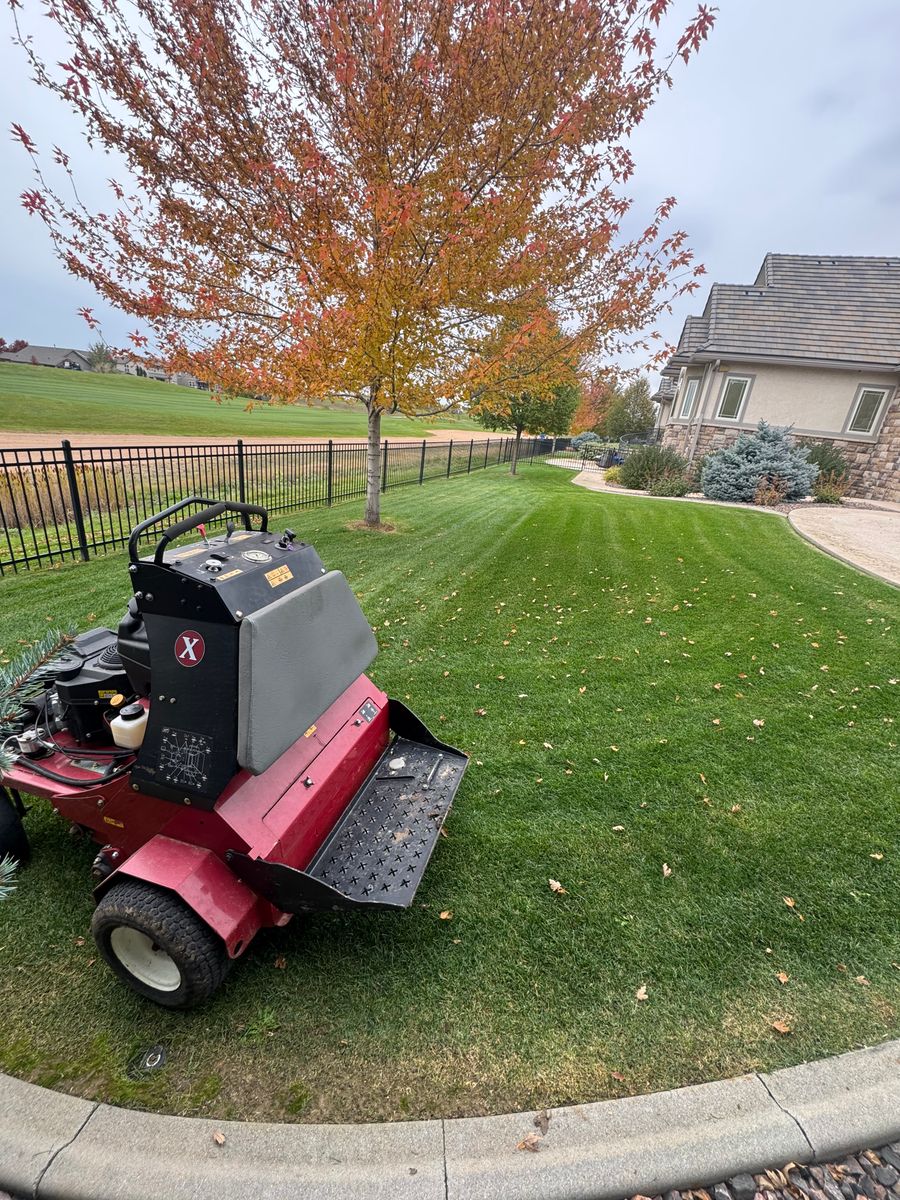 Aeration Top Dressing for Rock Masters Inc. in Evans, CO