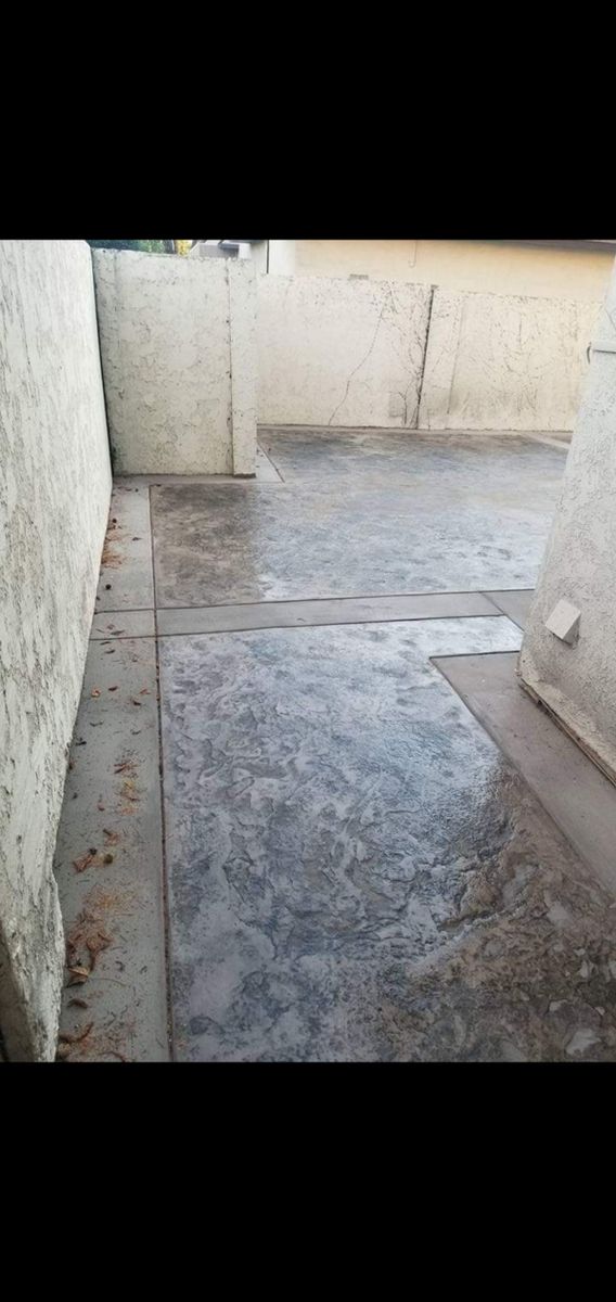 Stamped Concrete Installation for Mafileo Concrete in San Francisco, CA