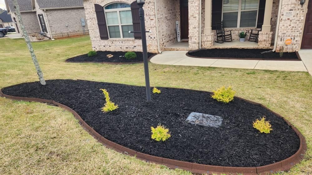 Mulch Installation for Zepeda's Mowing in Fort Valley, GA