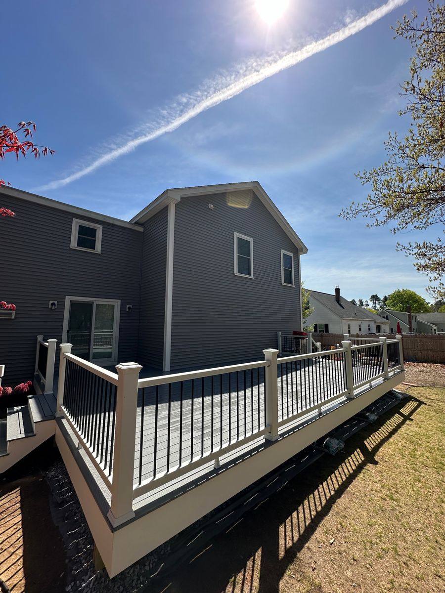 Deck Installation for Modern Art Construction in Lynn, MA