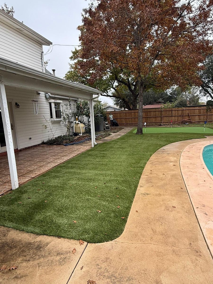 Turf Installation for Creative Edge Co. in San Antonio, TX