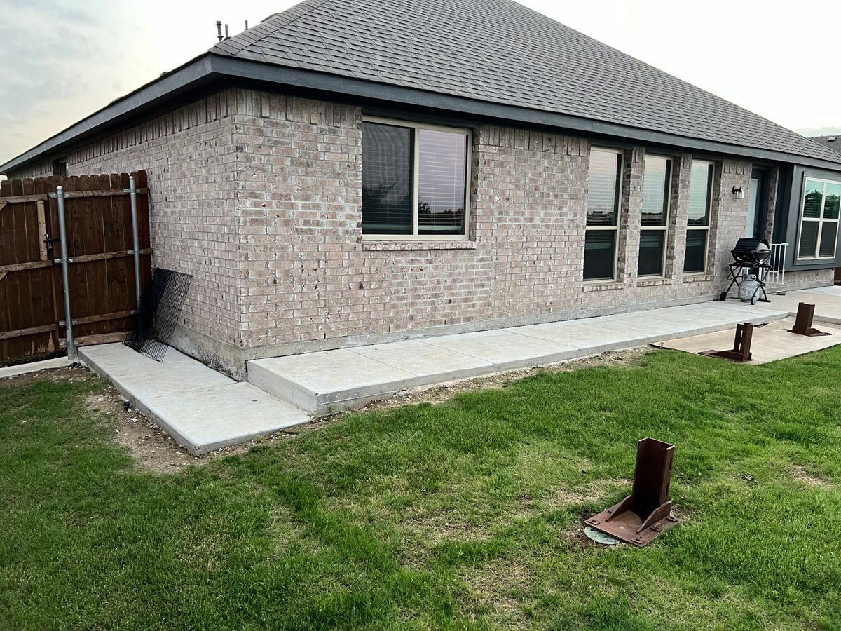 Sidewalk Installation for BW Concrete Contracting LLC in Fort Worth, TX