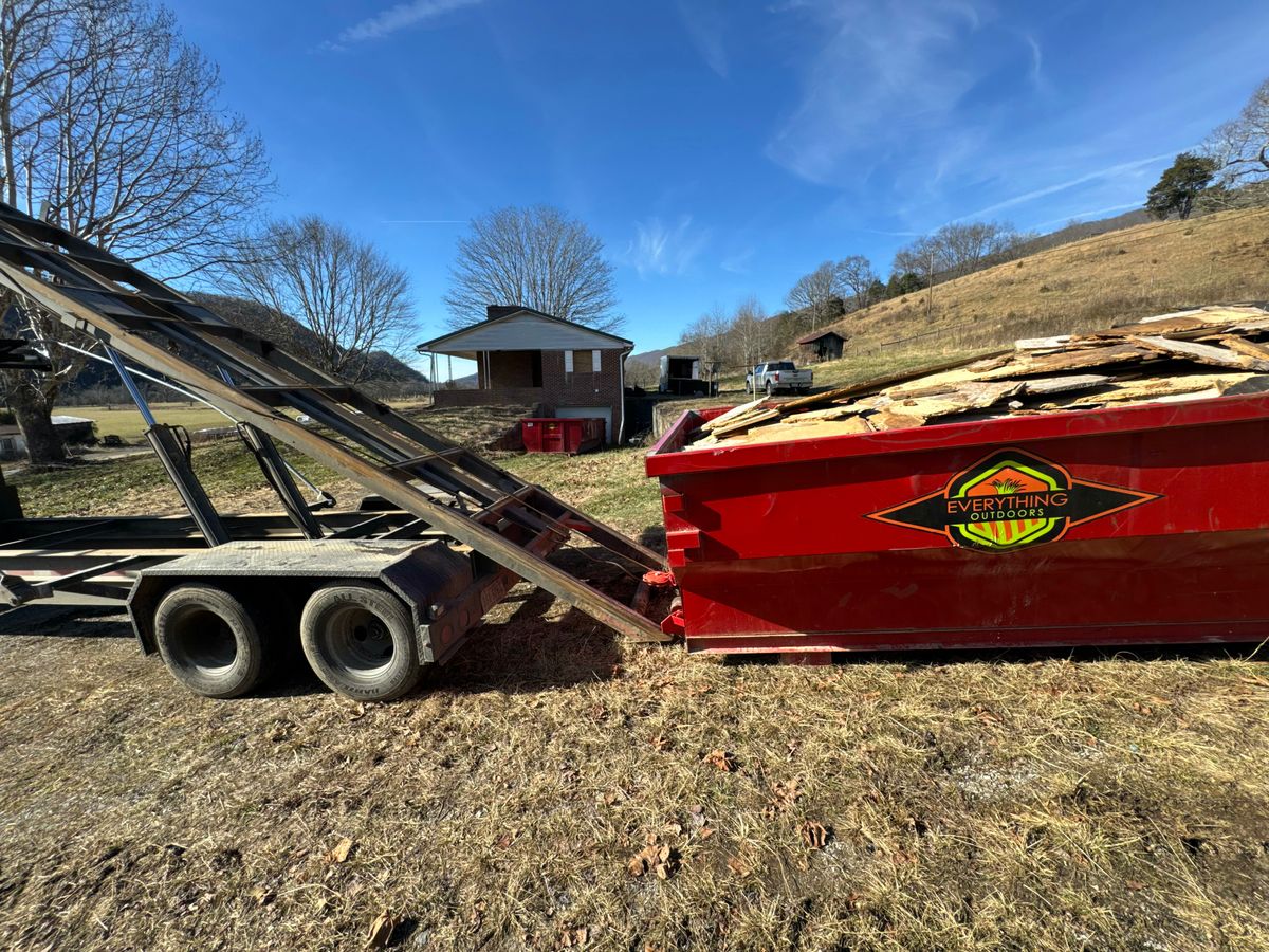 30 Yard Dumpster for Everything Outdoors in Abingdon, VA