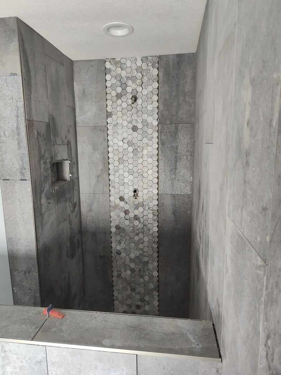 Bathroom Tiling for Brennan Custom Tiling, flooring and more in Gainesville, FL