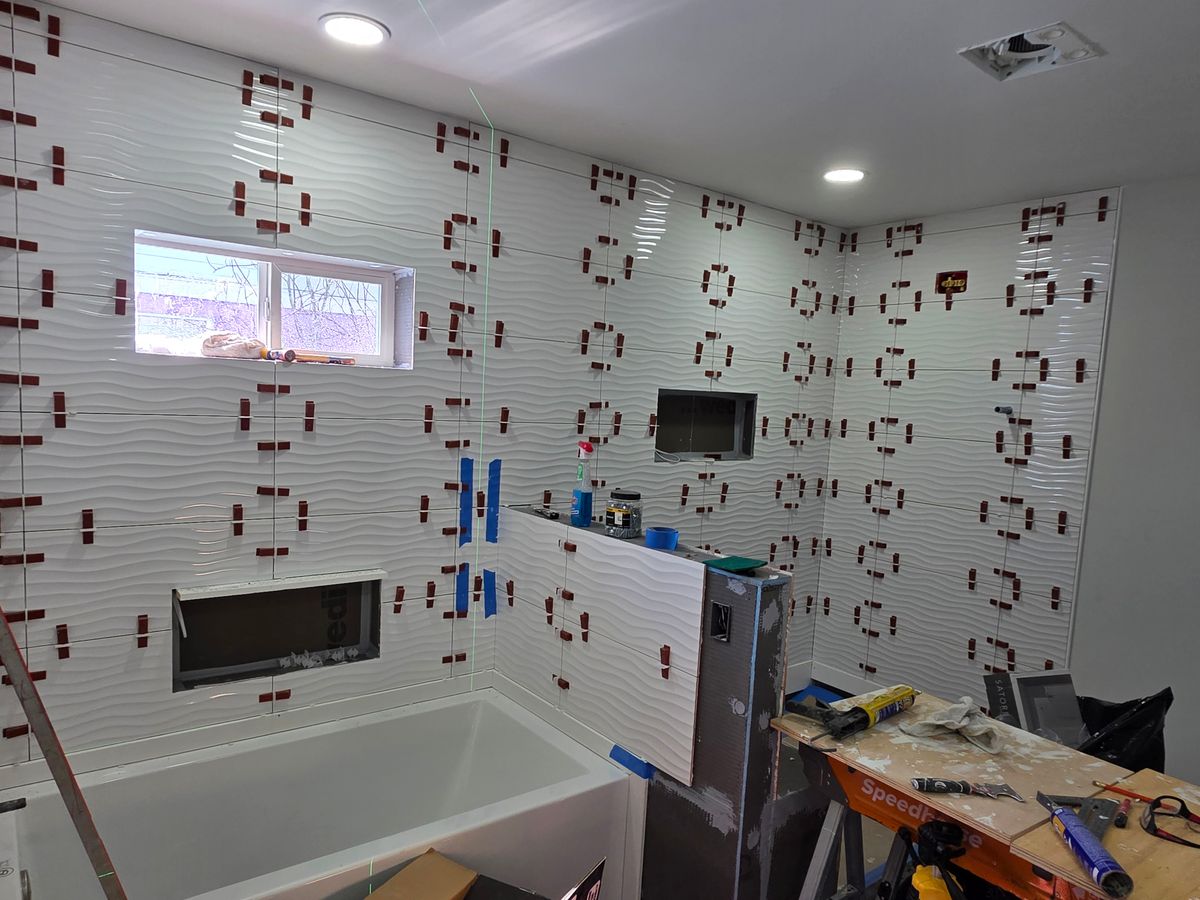 Tile Installation for GVL Renovations in Greenville, SC